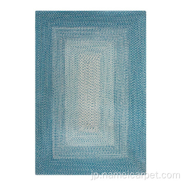 Ocen Blue Design PP Yarn Woven Outdoor Rugs